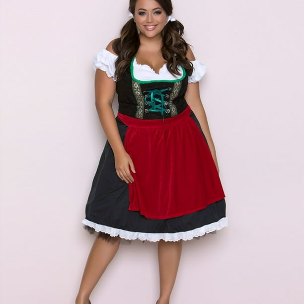 Womens Plus Size Oktoberfest Fraulein Costume Womens Plus Size Oktoberfest Fraulein Costume